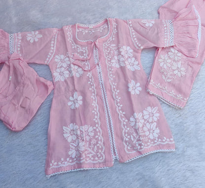 Handwork Chikankari Jacket Set