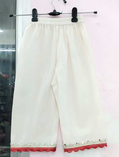 Heart Embroidered Frock Suit