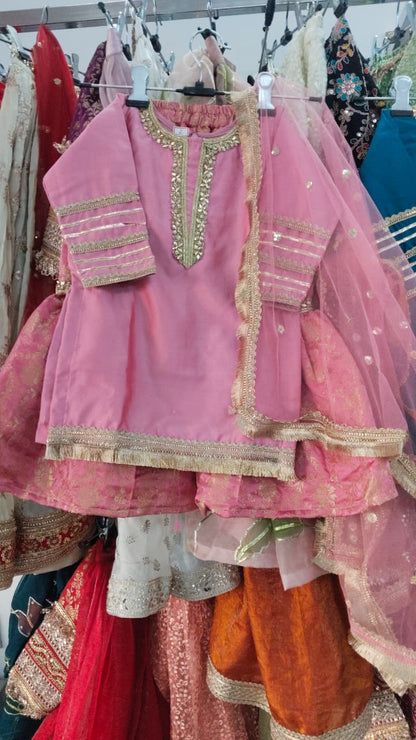 Premium Banarasi Silk Gharara Set