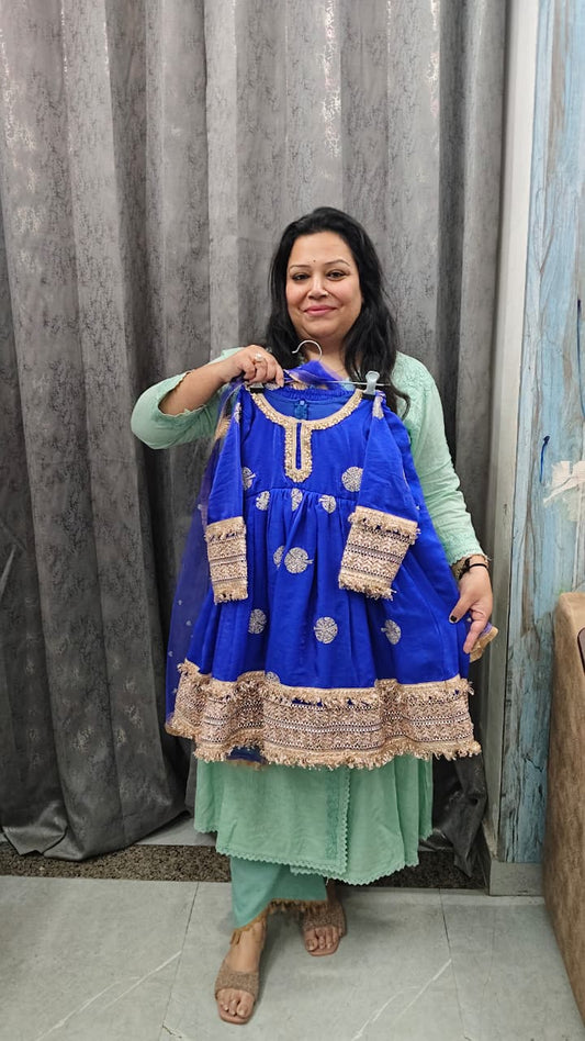 Luxury Eid Collection: Maharani Frock Suit