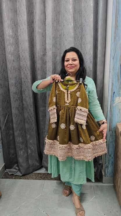 Luxury Eid Collection: Maharani Frock Suit