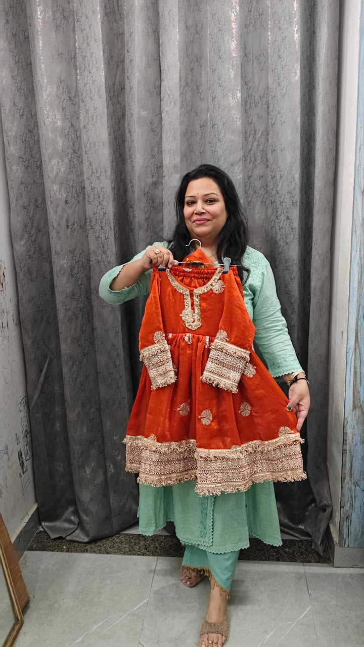 Luxury Eid Collection: Maharani Frock Suit