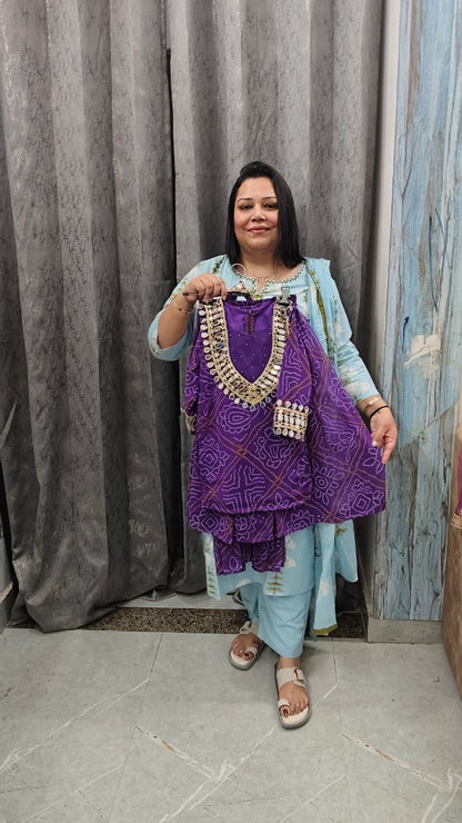 Summer Wedding Collection – Soft Georgette Bandhani Sharara Set