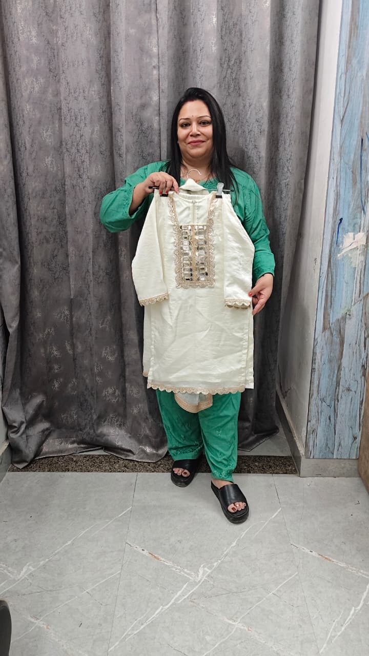 Premium Satin Silk Kurta