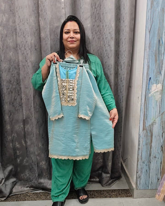 Premium Satin Silk Kurta