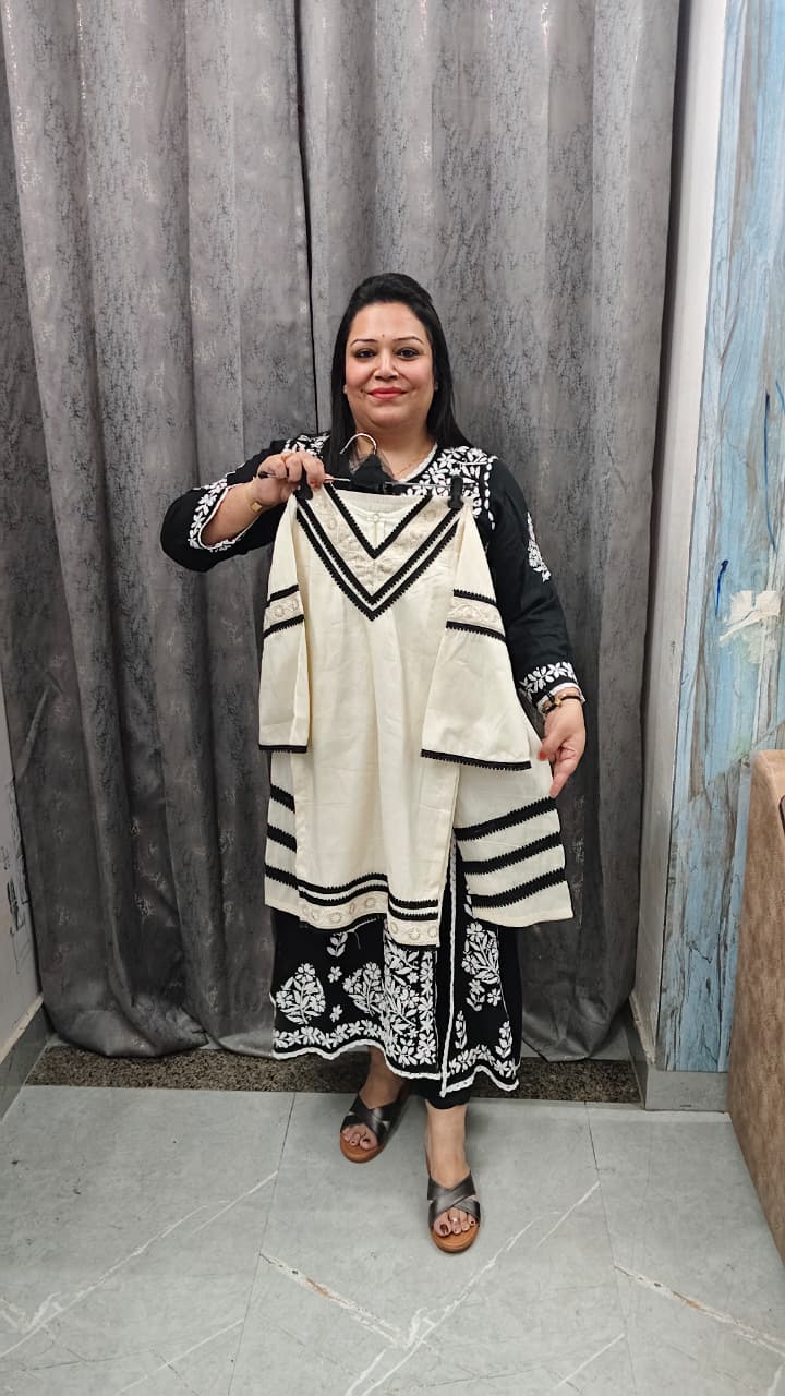 Summer Kurta Set: Soft Organic Cotton Pant Set