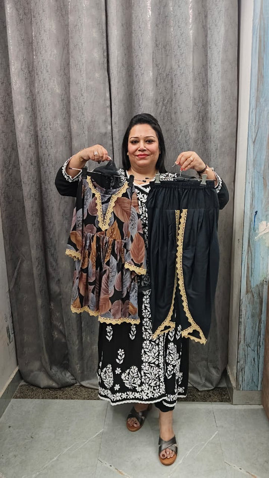 Summer Collection: Soft Rayon Kurta Tulip Set