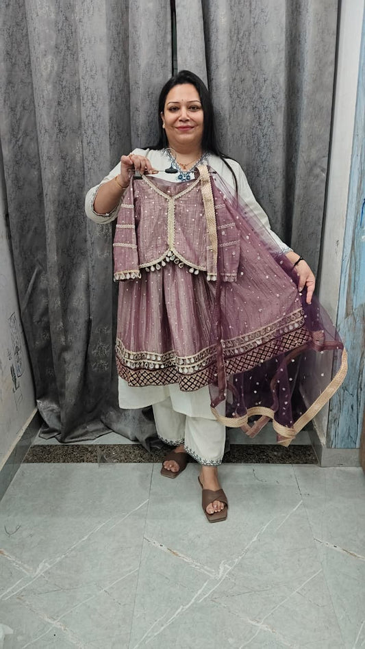 Luxury Crush Shimor Heavy Lehnga Set