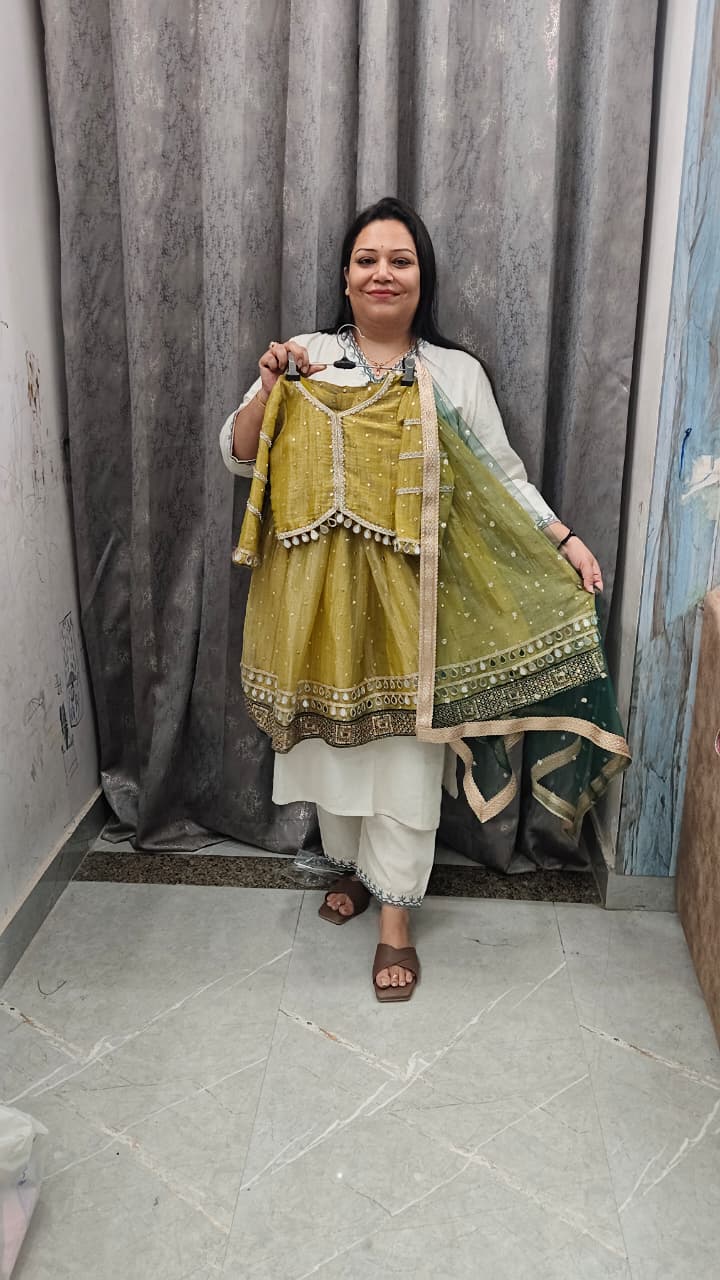 Luxury Crush Shimor Heavy Lehnga Set