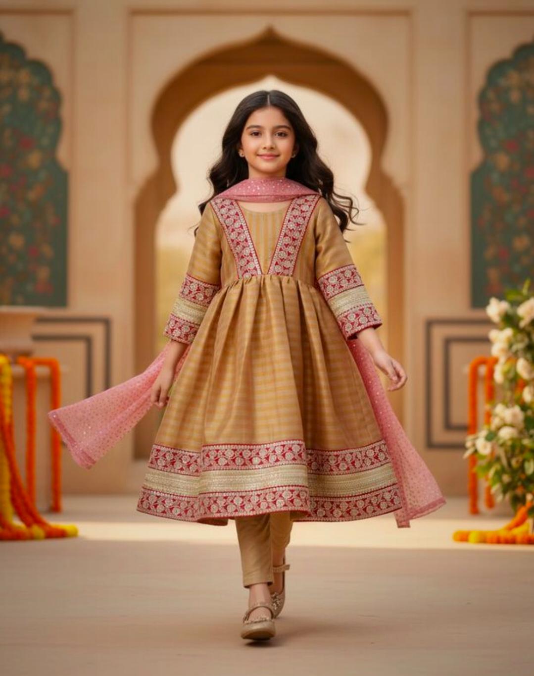 Luxury Cotton Silk Frock Suits