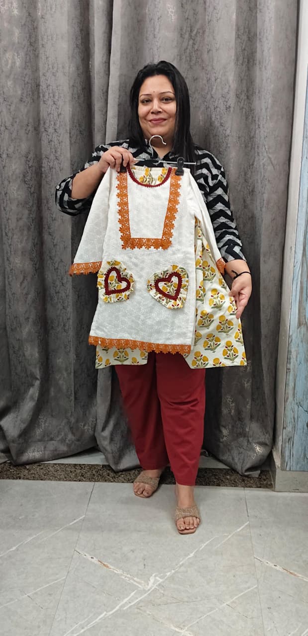 Block Print Farshi Suit