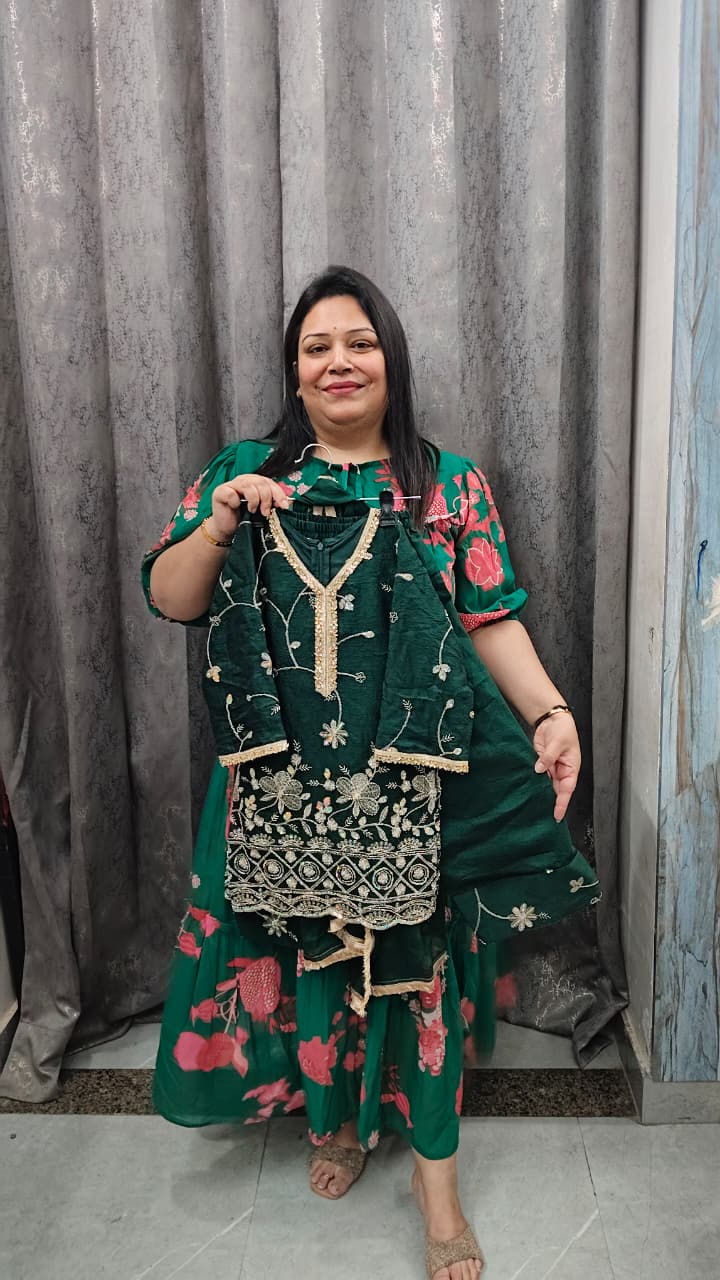 Handwork farshi salwar suit