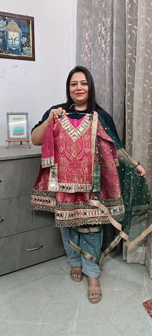 Luxury Jamawar Lehnga Set