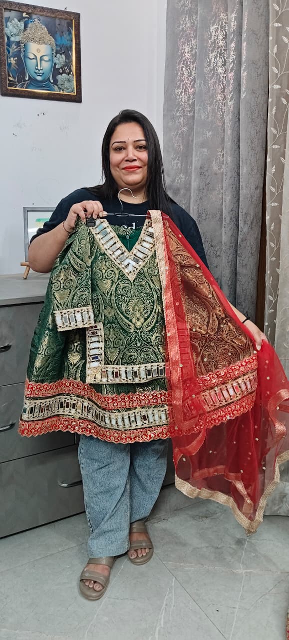 Luxury Jamawar Lehnga Set