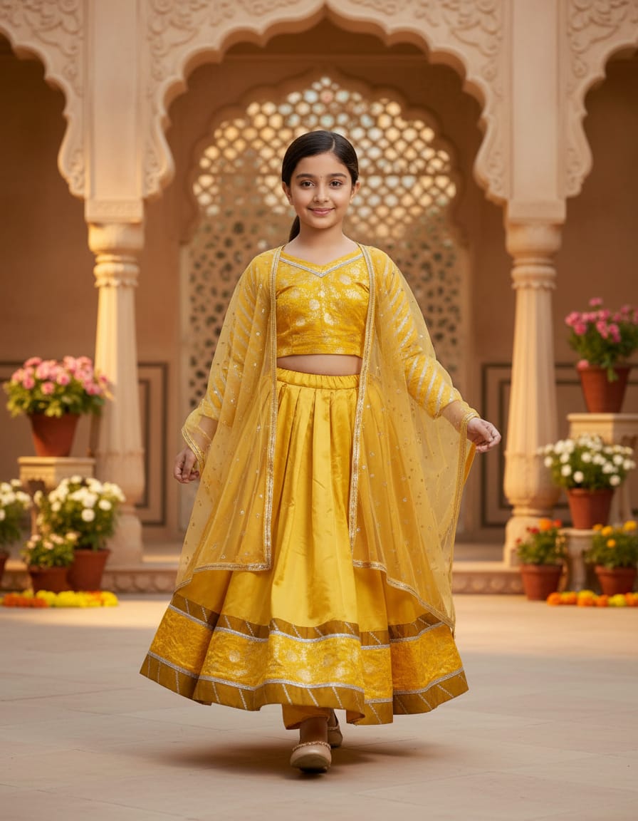 Luxury banrasi silk lehenga sets