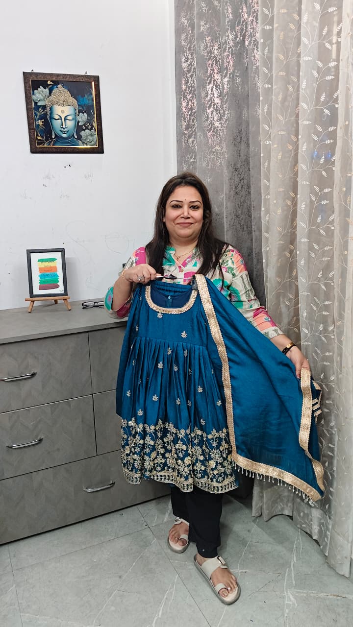 "Mastaani" Frock Suits with sharara