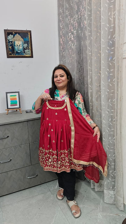 "Mastaani" Frock Suits with sharara