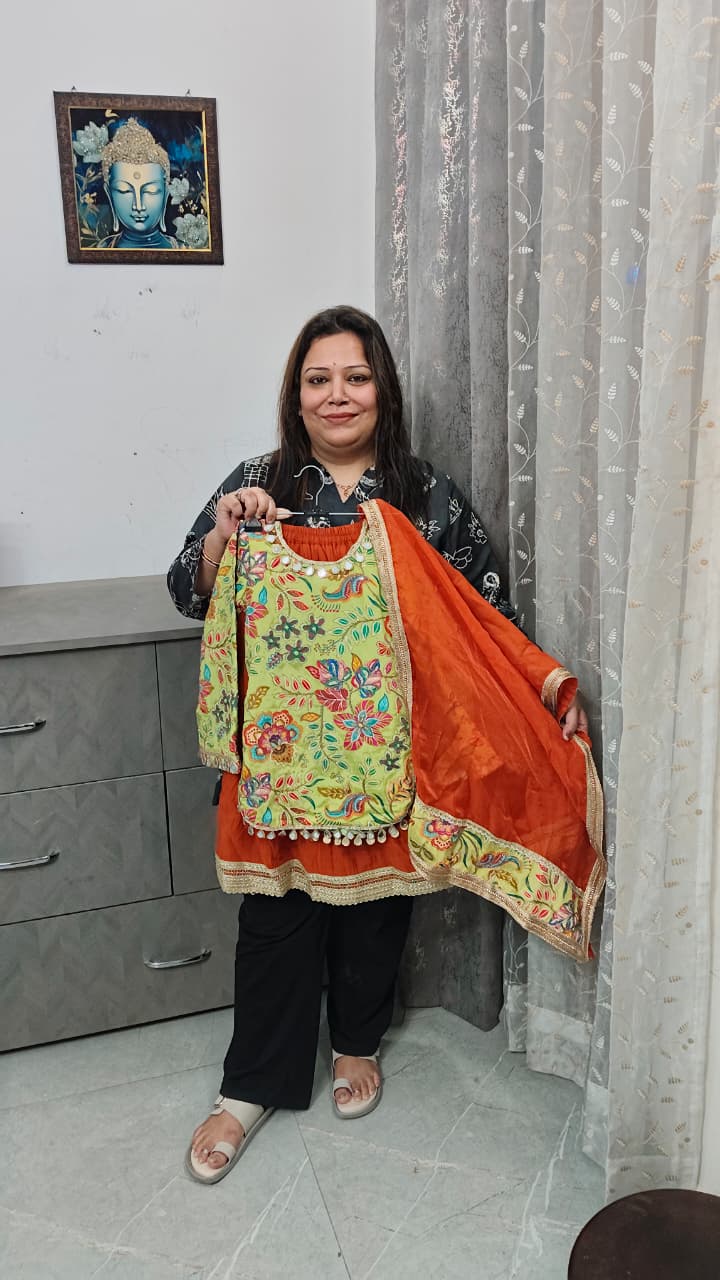 Lehnga With Kurti