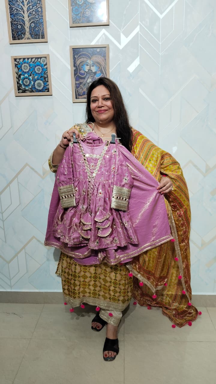 " Rajkumari" Embroidered Dress