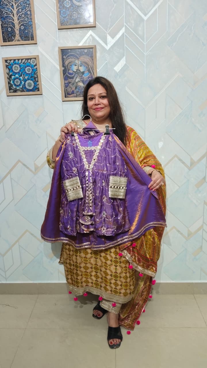 " Rajkumari" Embroidered Dress