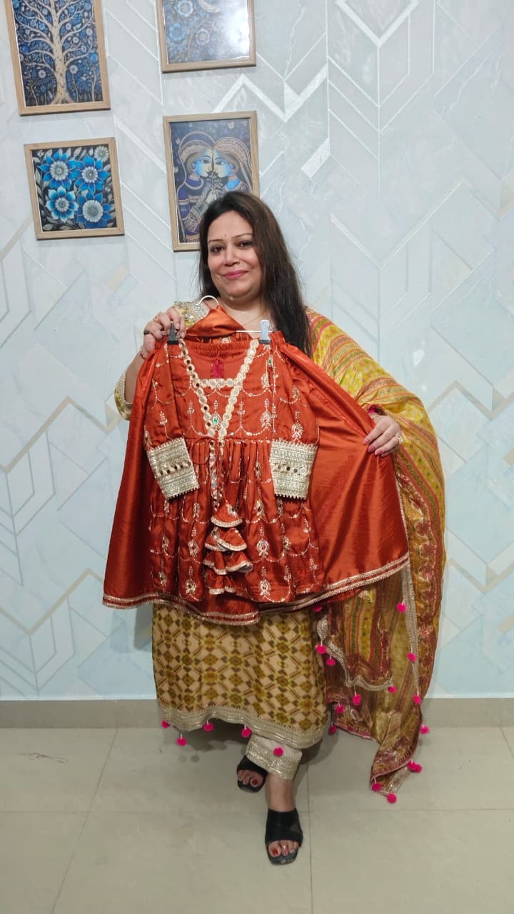 " Rajkumari" Embroidered Dress
