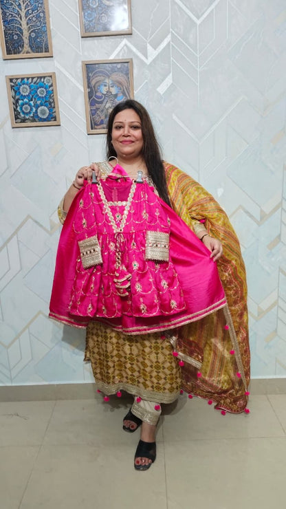 " Rajkumari" Embroidered Dress