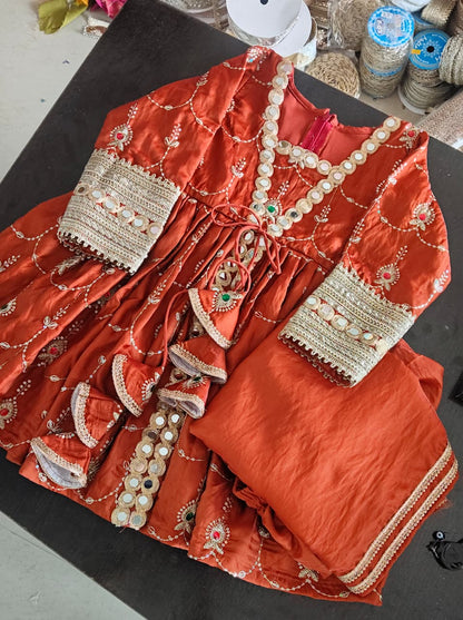 " Rajkumari" Embroidered Dress
