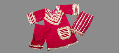 Velvet Aline Suit - for Kids